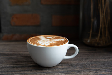 white coffee cup