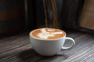 white coffee cup