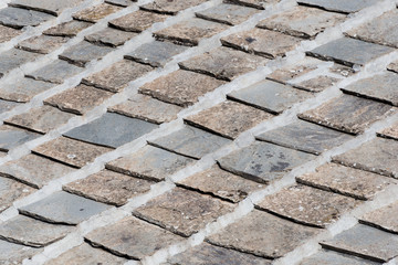 Slate roofing texture