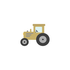 Tractor icon, vector illustration.