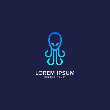 octopus alien logo