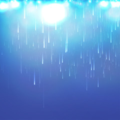 Sunny Background with Rain