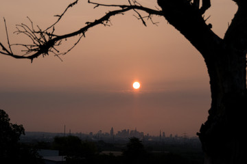 Frankfurt in der Ferne