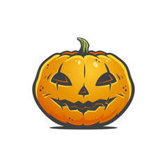 Smiling Halloween pumpkin