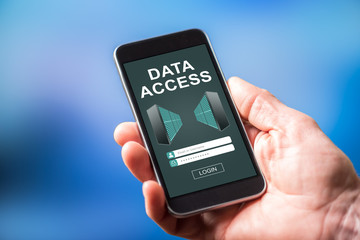 Data access concept on a smartphone