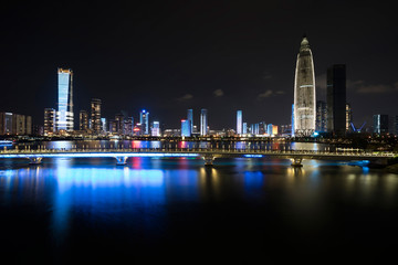 Night view of Shenzhen talent Park