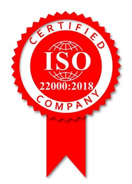 ISO 22000-2018_Food safety management systems red medal