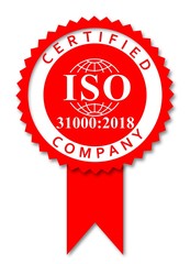 ISO 31000-2018_Risk Management new version red medal