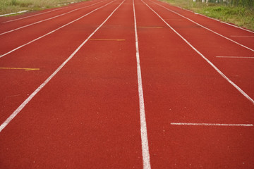 Running court for people exercise and jogging.