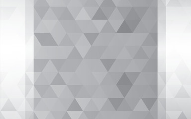 Abstract background of silver triangles