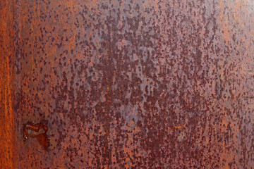 Rough texture - the surface of rusty iron sheet
