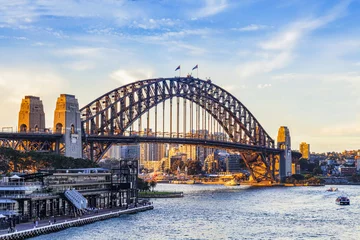 Deurstickers Sydney Harbour Bridge Havenbrug van Sydney