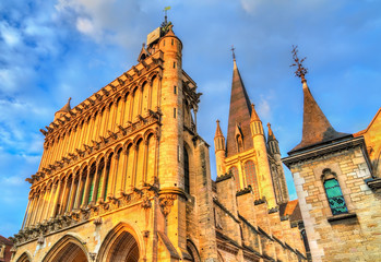 The Church of Notre-Dame of Dijon. France - obrazy, fototapety, plakaty