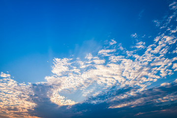 Colorful cloud and sky background