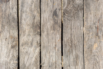 Closeup photo of old wooden plank textured background