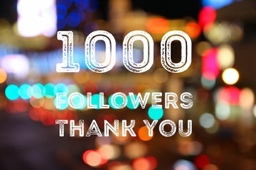 1k followers