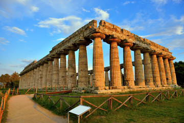 The Basilica (also called Temple of Hera) Paestum, Italy