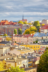 Szczecin cityscape in autumn, Poland. © MaciejBledowski