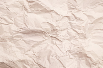 Crumpled paper and  paper background.