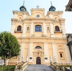 Fototapeta na wymiar Greek Catholic Cathedral of St John the Baptist in Przemyśl