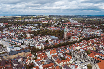 Obraz premium Blick vom Ulmer Münster