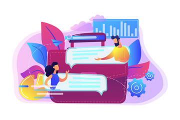 Consulting concept vector illustration.