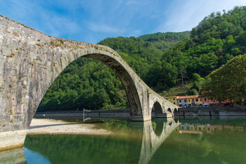  Ponte del Diavolo - obrazy, fototapety, plakaty