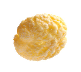 Crispy cornflake on white background. Healthy breakfast
