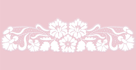 lace floral element