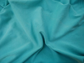 blue sportswear cloth,silk fabric background