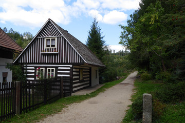 Fototapeta na wymiar european classic hut