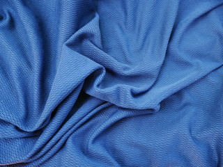 texture of blue silk fabric,cotton cloth 