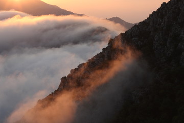 Nubes bajas