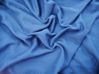 texture of blue fabric,silk cotton background