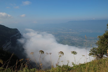 Vue en hauteur d'Aix les Bains