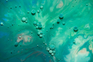 Creative background with abstract oil painted waves