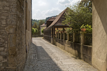 Fototapeta na wymiar Weikersheim, Germany – a view of historic buildings.