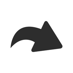 share icon, arrow vector, web sign