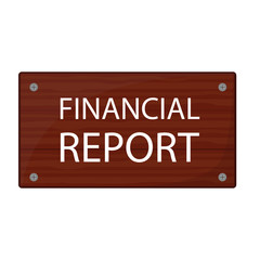 Wooden Street sign isolated on white background. Accounting, taxes, audit, calculation, data analysis, reporting concepts.