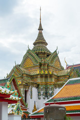 Details of pagoda at Wat Phra temple, Bangkok