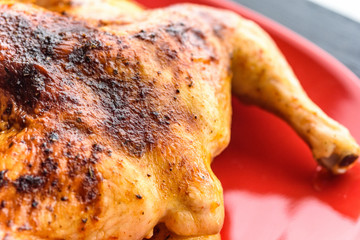 fried chicken close up