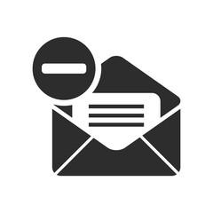 e-mail icon, envelope vector, message sign