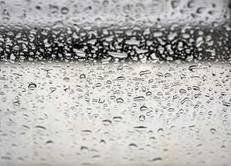 Raindrops on the window