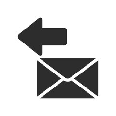 e-mail icon, envelope vector, message sign