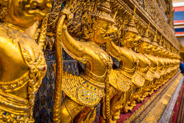 Wat Phra Kaew temple detail, Bangkok