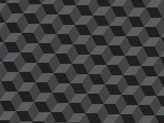 Vector cubic background with black tints