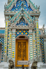 Wat Phra Kaew temple detail, Bangkok