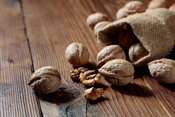 walnuts isolated white background
