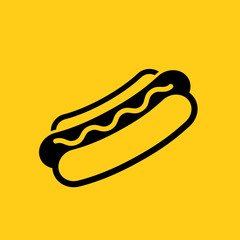 Hotdog vector icon