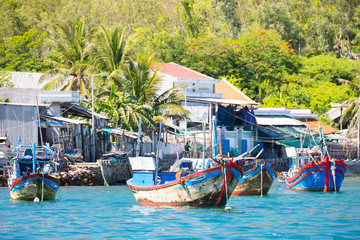 Fototapeta na wymiar Nha Trang Fishing Village